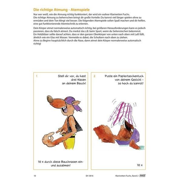 Hage Musikverlag Klarinetten Fuchs 2