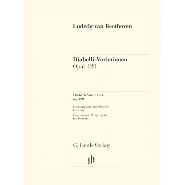 Henle Verlag Beethoven Diabelli-Variationen