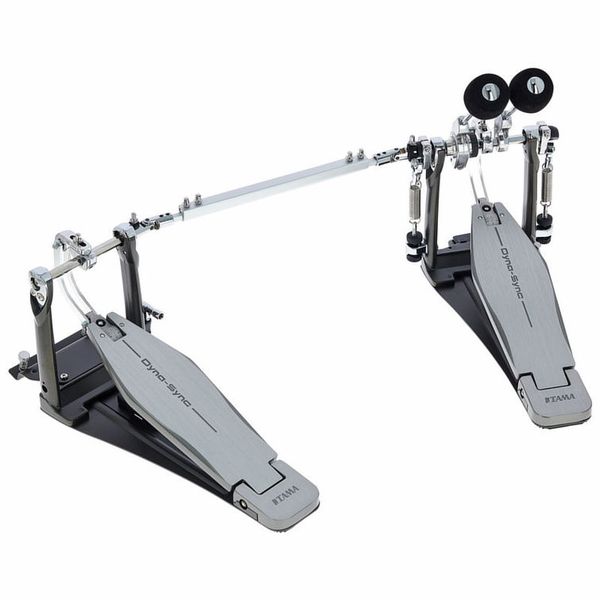 簡単購入美品 TAMA Dyna-Sync Twin Pedal HPDS1TW タマ ダイレクトドライブ方式 ツイン・ドラムペダル 元箱・ケース付 ∽ 65A94-1 ペダル