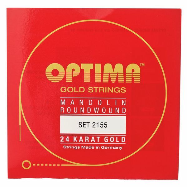 Optima 2155 24K Mandolin Gold Strings