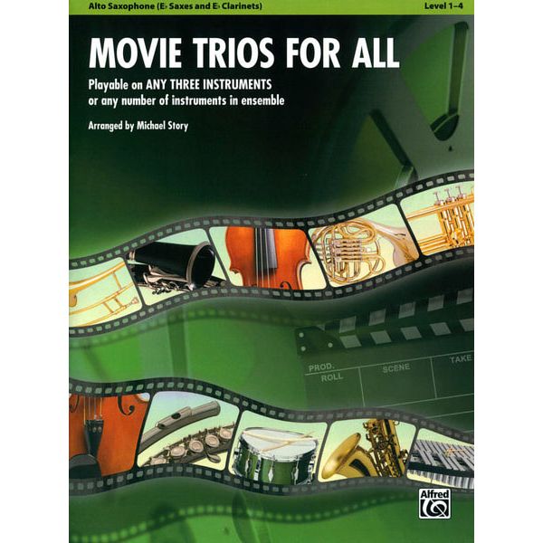Alfred Music Publishing Movie Trios For All Alto Sax