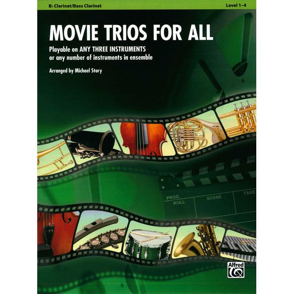 Alfred Music Publishing Movie Trios For All Clarinet