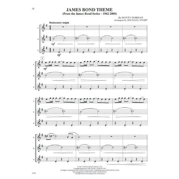 Alfred Music Publishing Movie Trios For All Trumpet