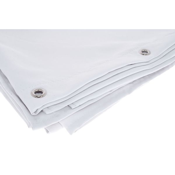 Stairville Gala Curtain 5.0x3.0m White