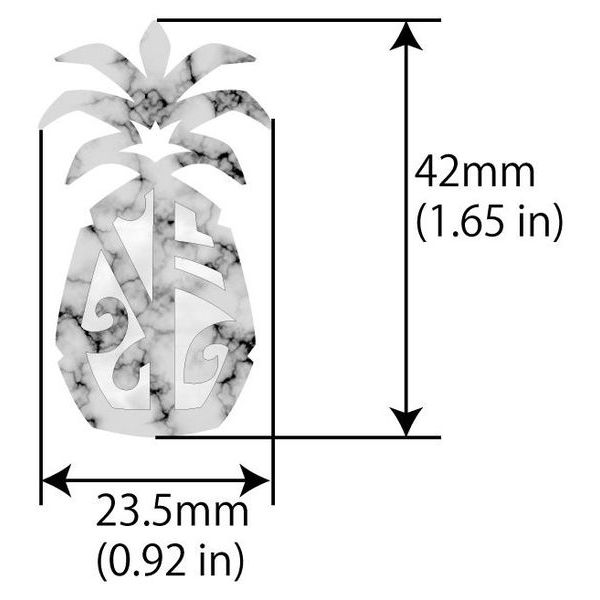 Jockomo Pineapple Inlay Sticker