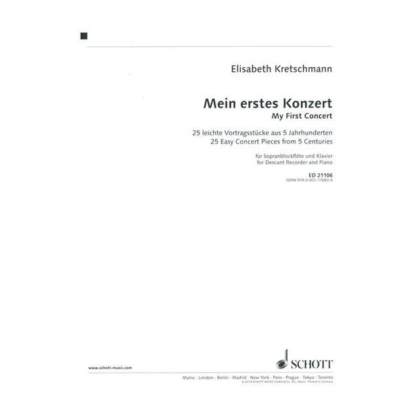 Schott My First Concert Recorder