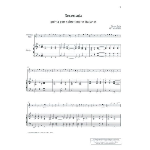 Schott Altblockflöten-Konzertbuch
