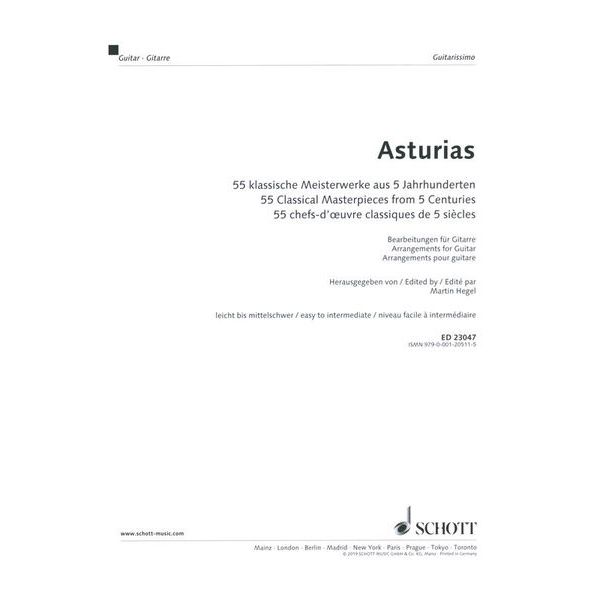 Schott Guitarissimo Asturias
