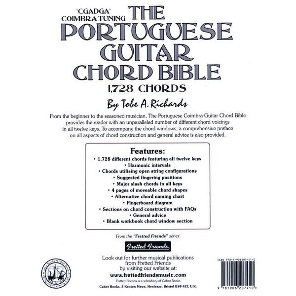 Cabot Books Publishing Portuguese Coimbra Chord Bible