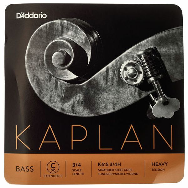 Daddario K615-3/4H Kaplan Bass C Ext.