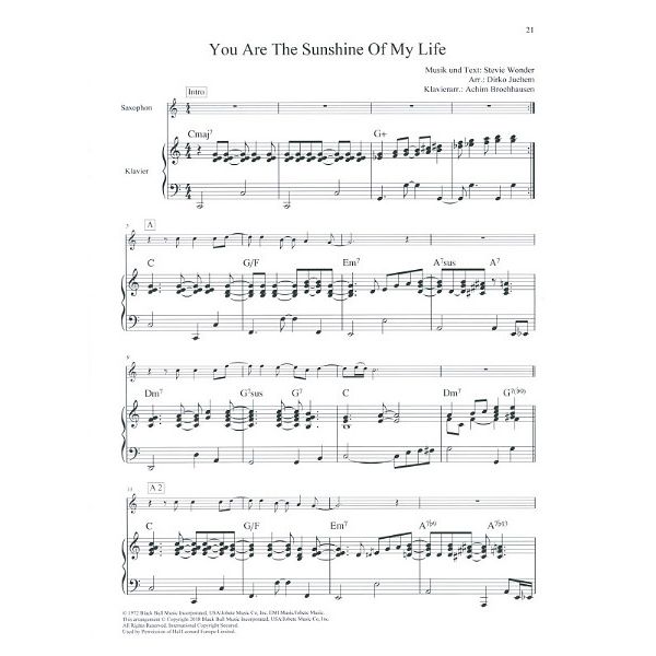 Schott Love Ballads A-Sax
