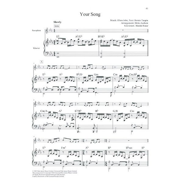 Schott Love Ballads A-Sax