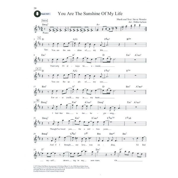 Schott Love Ballads T-Sax