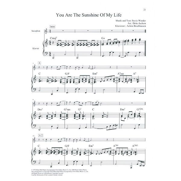 Schott Love Ballads T-Sax