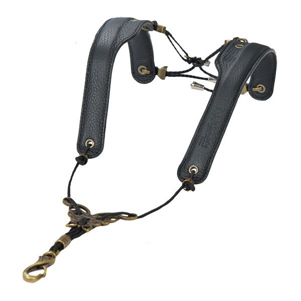 Balam Back Strap Leather Black
