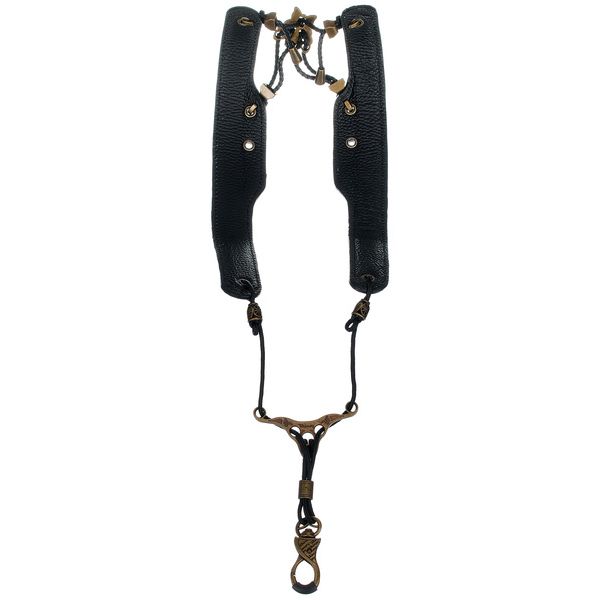 Balam Back Strap Leather Black