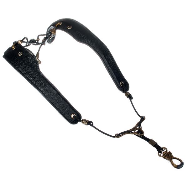 Balam Back Strap Leather Black