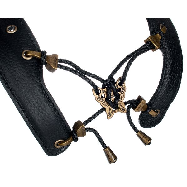 Balam Back Strap Leather Black