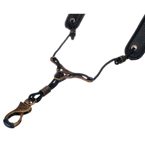 Balam Back Strap Leather Black