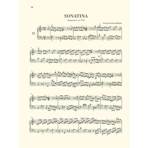 Henle Verlag Sonatinen für Klavier 1