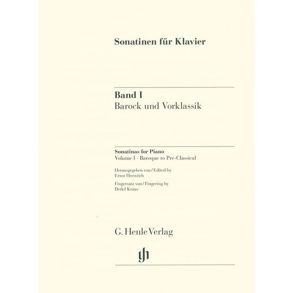 Henle Verlag Sonatinen für Klavier 1