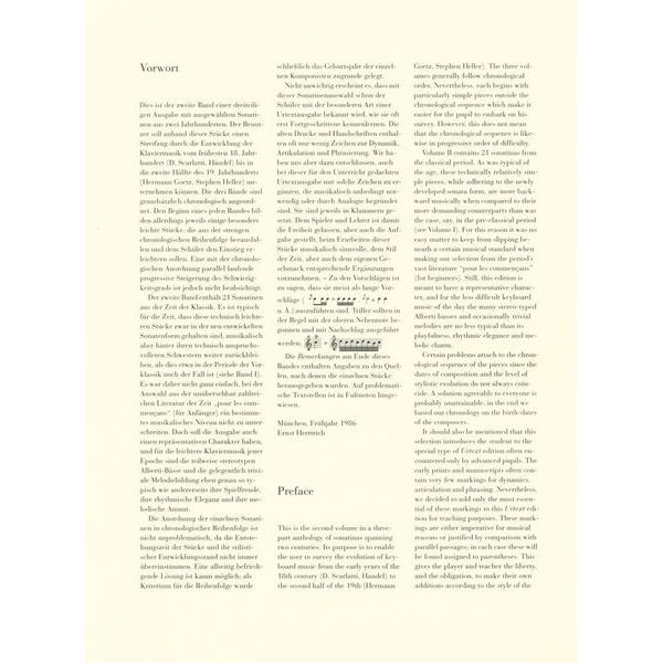 Henle Verlag Sonatinen für Klavier 2