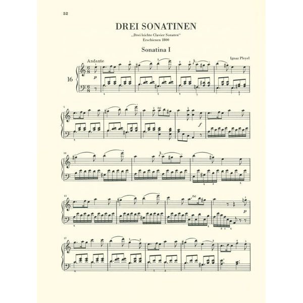 Henle Verlag Sonatinen für Klavier 2