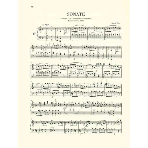 Henle Verlag Sonatinen für Klavier 2