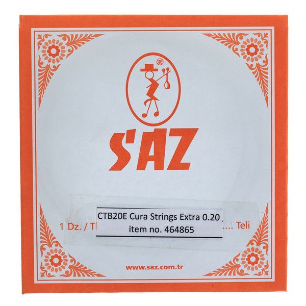 Saz CTB20E Cura Extra Str. Silver