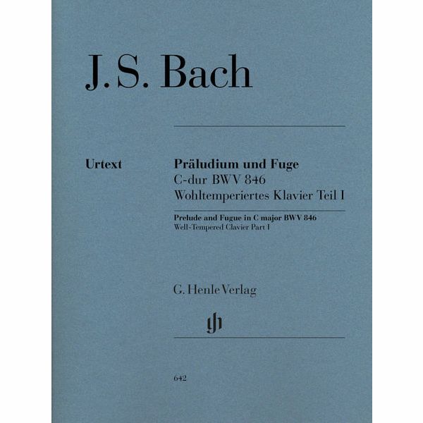 Henle Verlag Bach Präludium C-Dur BWV 846