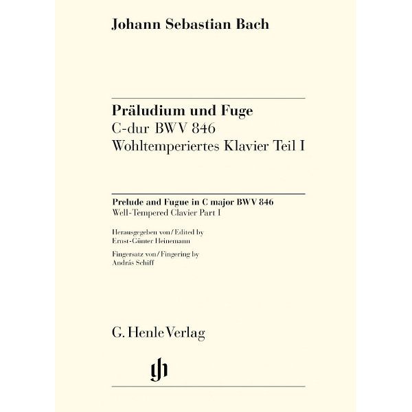 Henle Verlag Bach Präludium C-Dur BWV 846