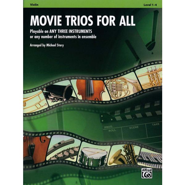 Alfred Music Publishing Movie Trios For All Violin