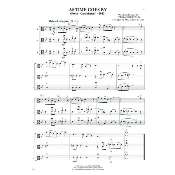 Alfred Music Publishing Movie Trios For All Viola