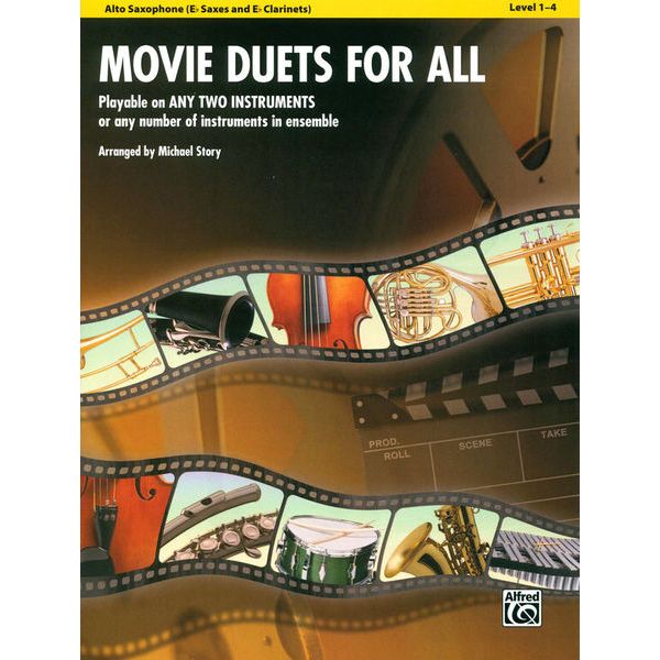Alfred Music Publishing Movie Duets For All Alto Sax