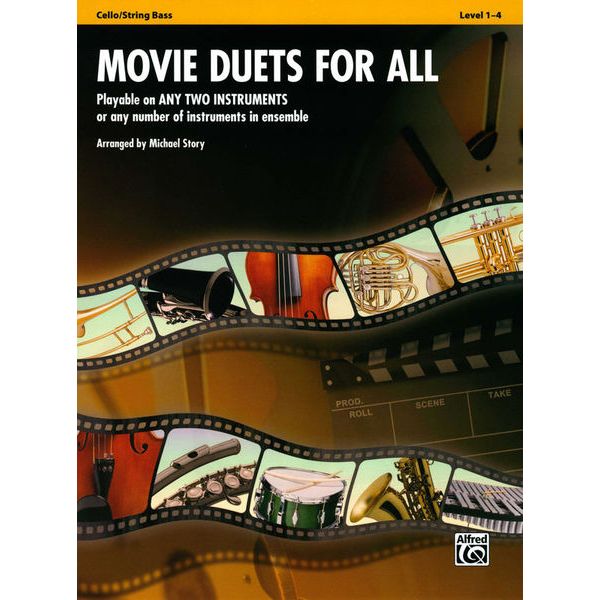 Alfred Music Publishing Movie Duets For All Cello/Bass