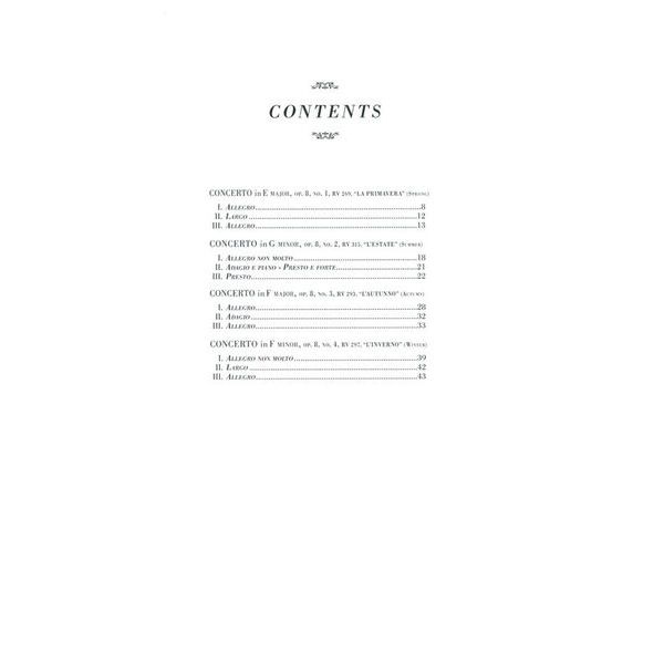 Music Minus One Vivaldi Vier Jahreszeiten FL