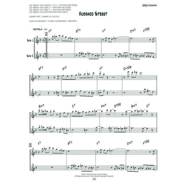 Greg Fishman Jazz Saxophone Duets 2