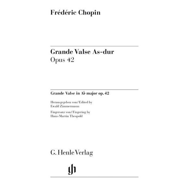 Henle Verlag Chopin Grande Valse As-Dur