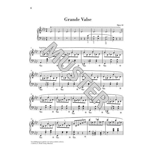 Henle Verlag Chopin Grande Valse As-Dur