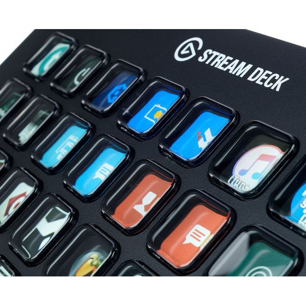 Contrôleur de studio mains libres Elgato Stream Deck Pedal Noir