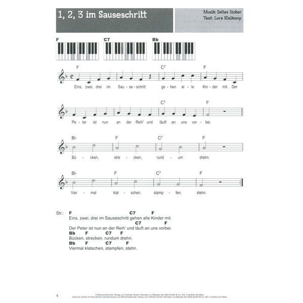 Bosworth 100 Kinderlieder für Keyboard