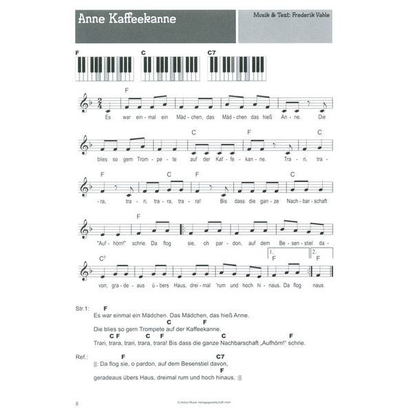 Bosworth 100 Kinderlieder für Keyboard