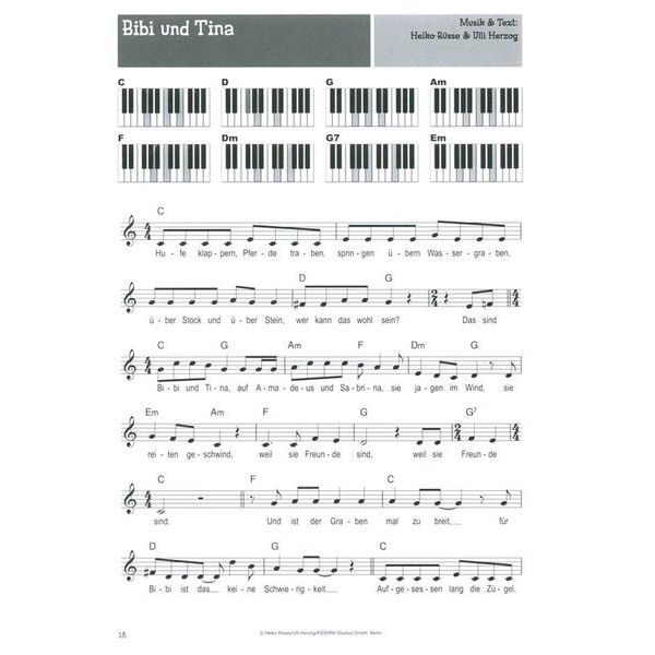Bosworth 100 Kinderlieder für Keyboard