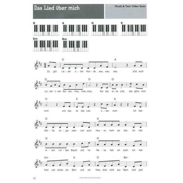 Bosworth 100 Kinderlieder für Keyboard