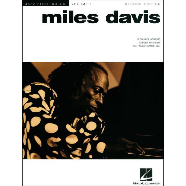 Hal Leonard Jazz Piano Solos Miles Davis