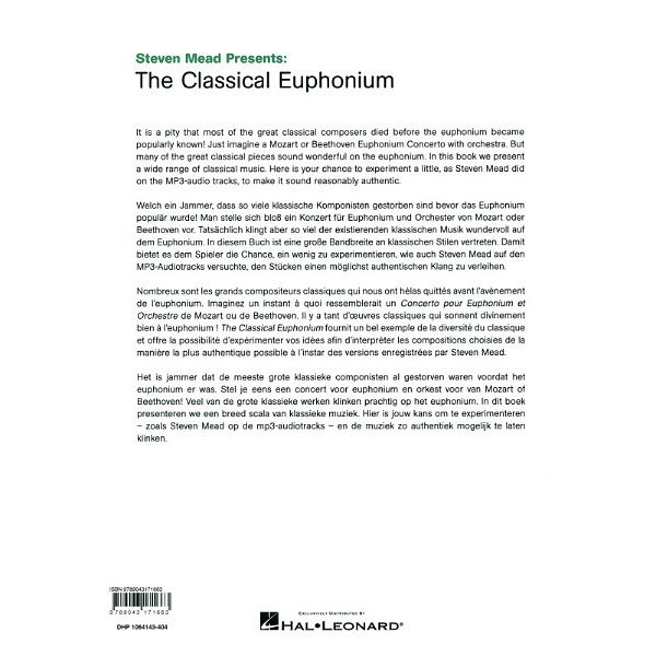 De Haske Steven Mead Classical Euphoniu