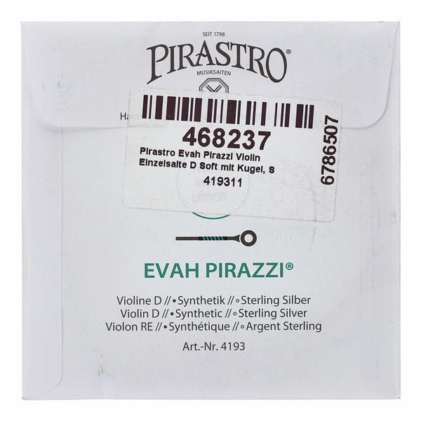 Pirastro Evah Pirazzi Violin D Soft BE