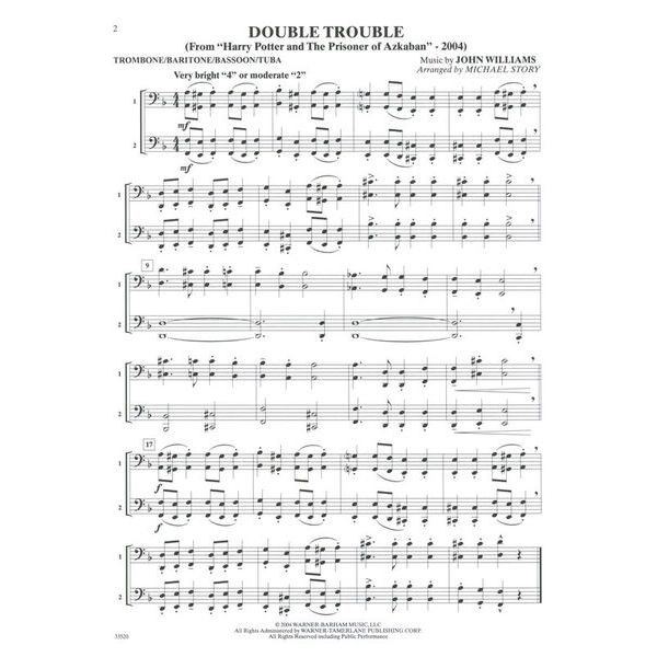 Alfred Music Publishing Movie Duets For All Trombone