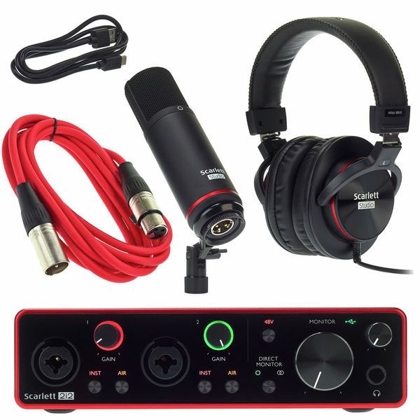 Focusrite Scarlett 2i2 Studio 3rd Gen – Thomann Suomi