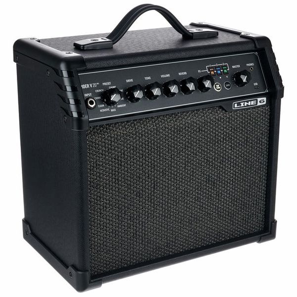 Amplificador para guitarra eléctrica Line 6 Spider V 20 de 20 watts -  Electrónica Teran. Tienda en línea de Audio, Instrumentos Musicales,  Iluminación y electrónica de Veracruz México